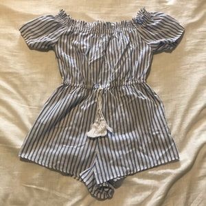 Striped romper